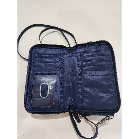 Vera Bradley Crossbody Wristlet Cuban Stamps Small All in One Multicolored - Picture 6 of 11